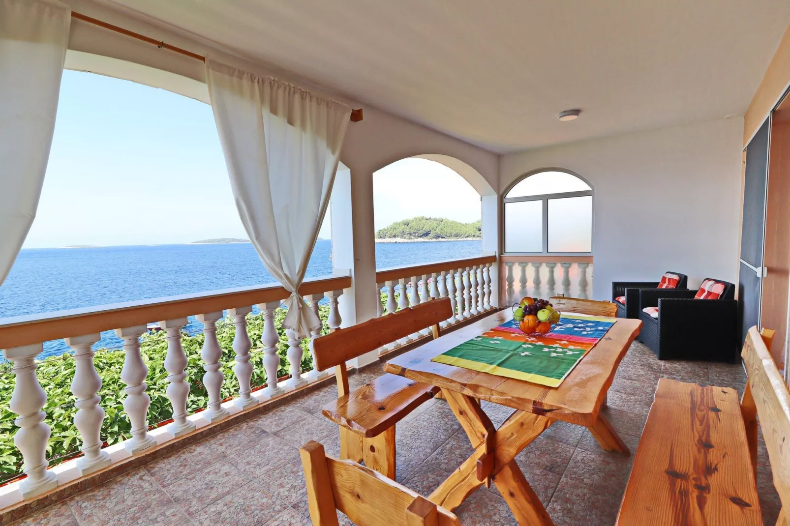Apartments Villa Senija - Superior Two Bedroom Apartment with Terrace and Sea View (Blue Sky)-Terrace