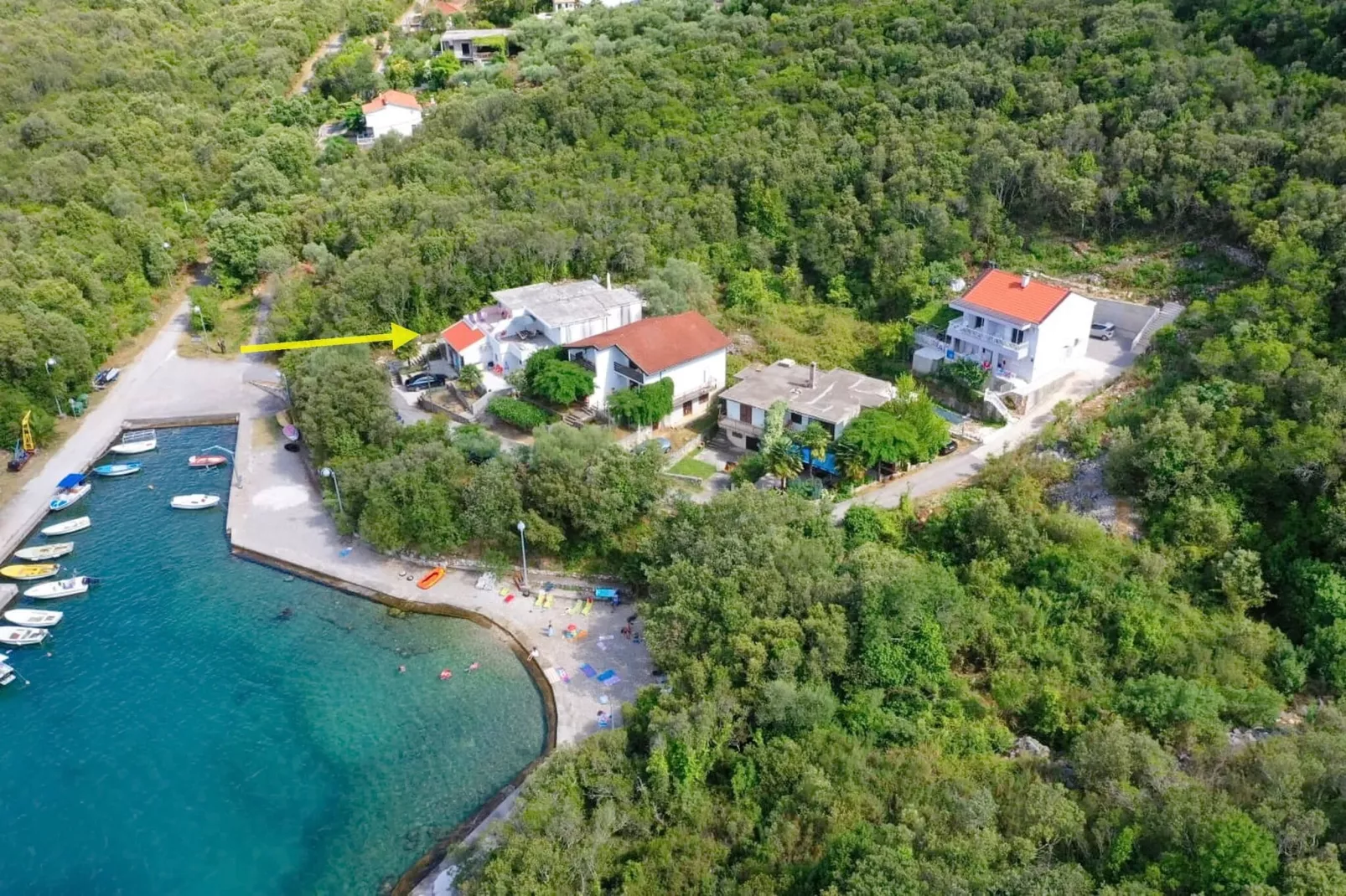 Apartment Bay Of Dreams - Two-Bedroom Apartment with Terrace and Sea View-View