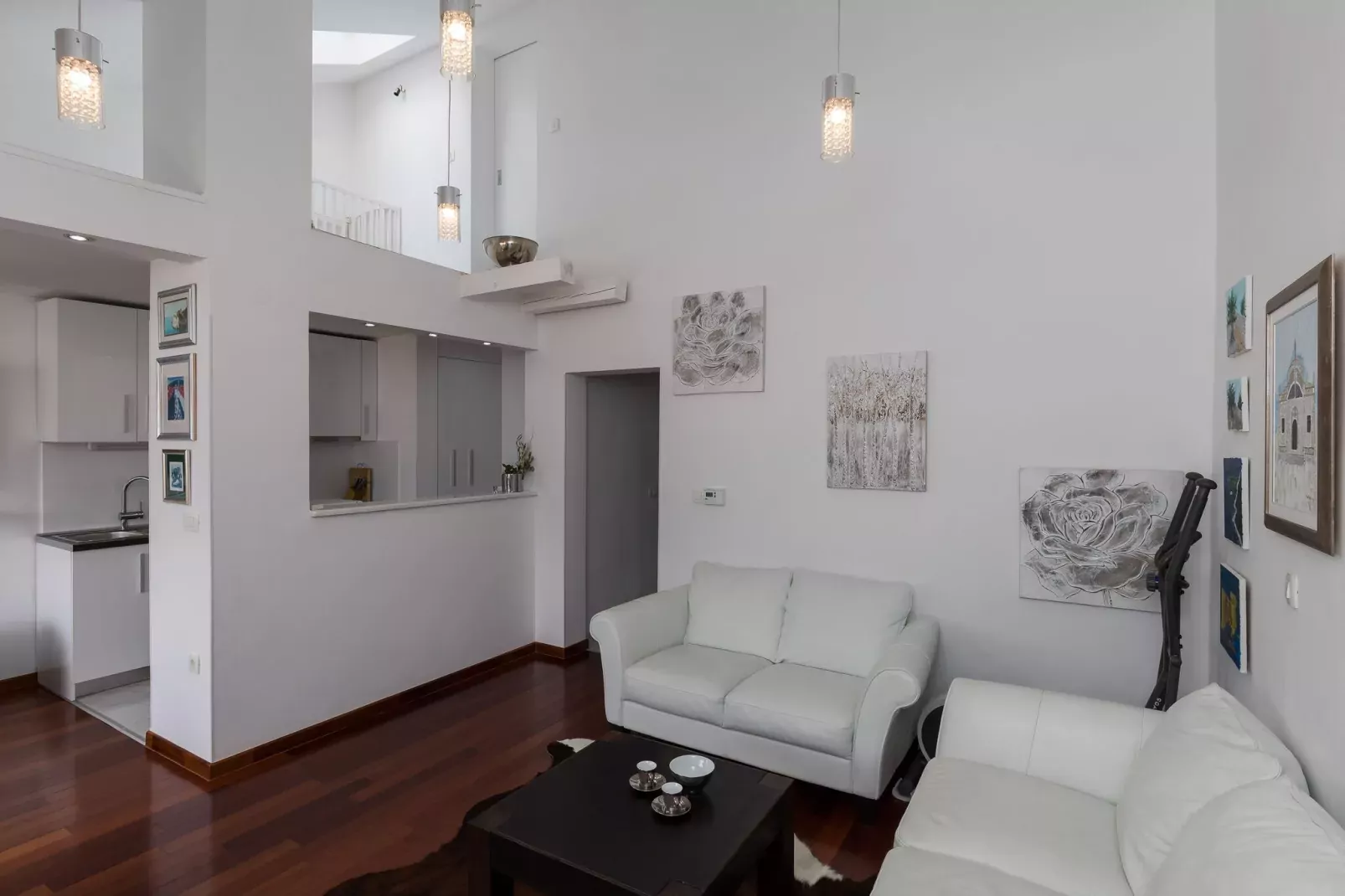 Apartment Super Marijo - Two-Bedroom Apartment with Sea View-Living room