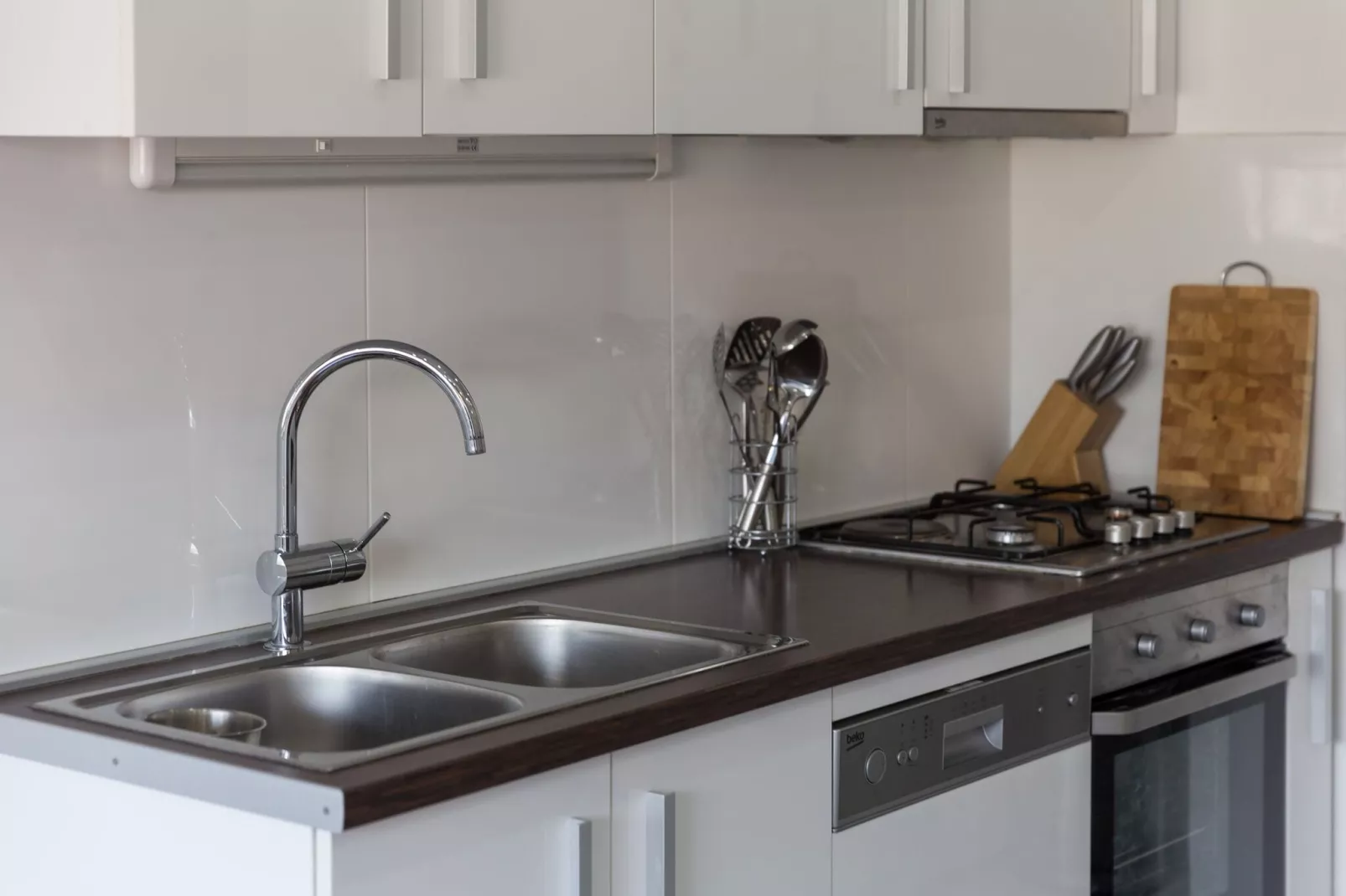 Apartment Super Marijo - Two-Bedroom Apartment with Sea View-Kitchen