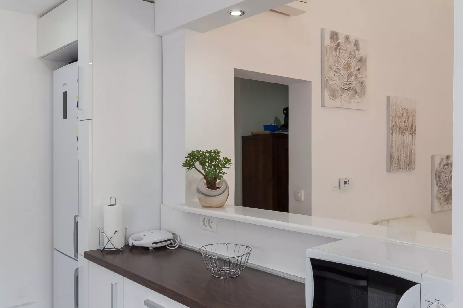Apartment Super Marijo - Two-Bedroom Apartment with Sea View-Kitchen