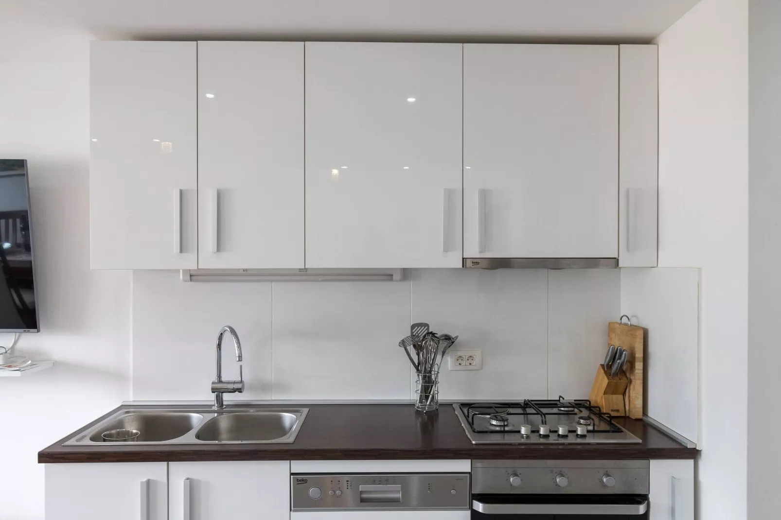 Apartment Super Marijo - Two-Bedroom Apartment with Sea View-Kitchen