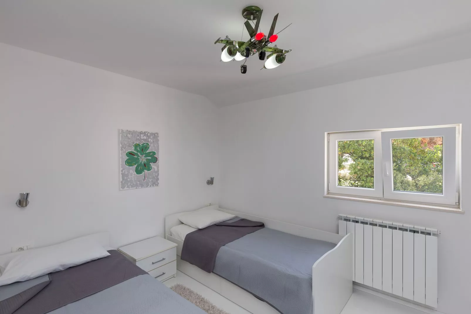 Apartment Super Marijo - Two-Bedroom Apartment with Sea View-Bedroom