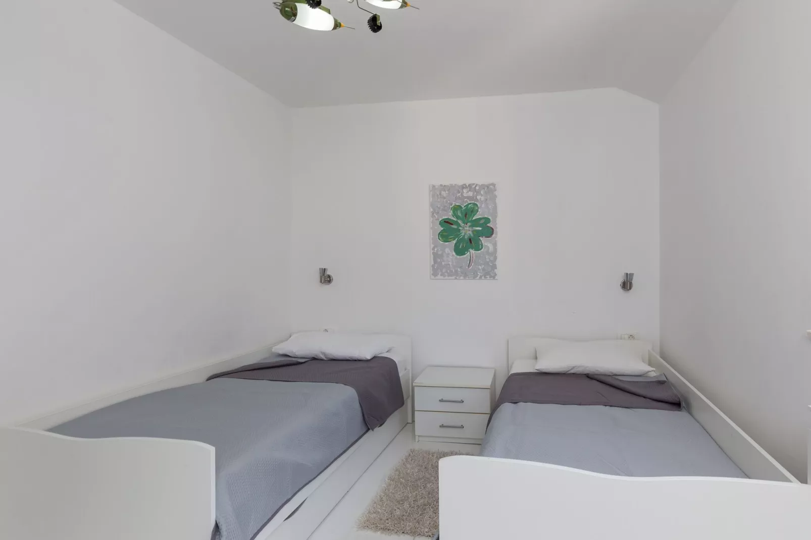 Apartment Super Marijo - Two-Bedroom Apartment with Sea View-Bedroom
