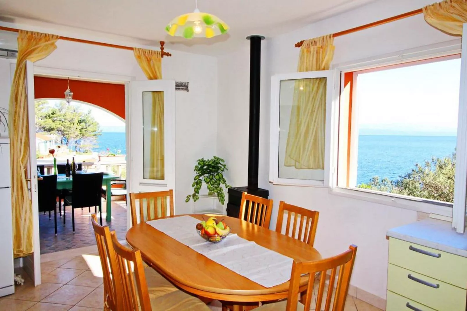 Apartments Sea Line - One Bedroom Apartment with Terrace and Sea View-Dining room