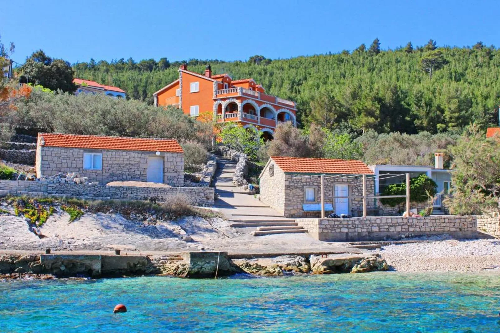 Apartments Sea Line - One Bedroom Apartment with Terrace and Sea View-View