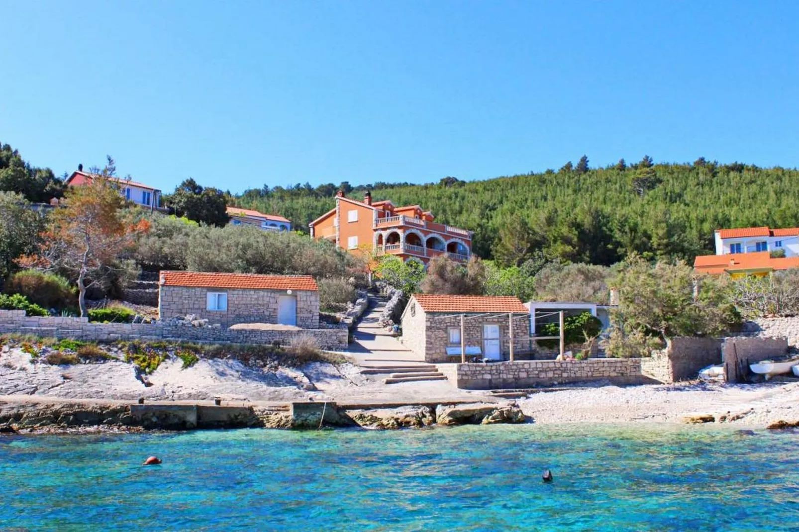 Apartments Sea Line - One Bedroom Apartment with Terrace and Sea View-View