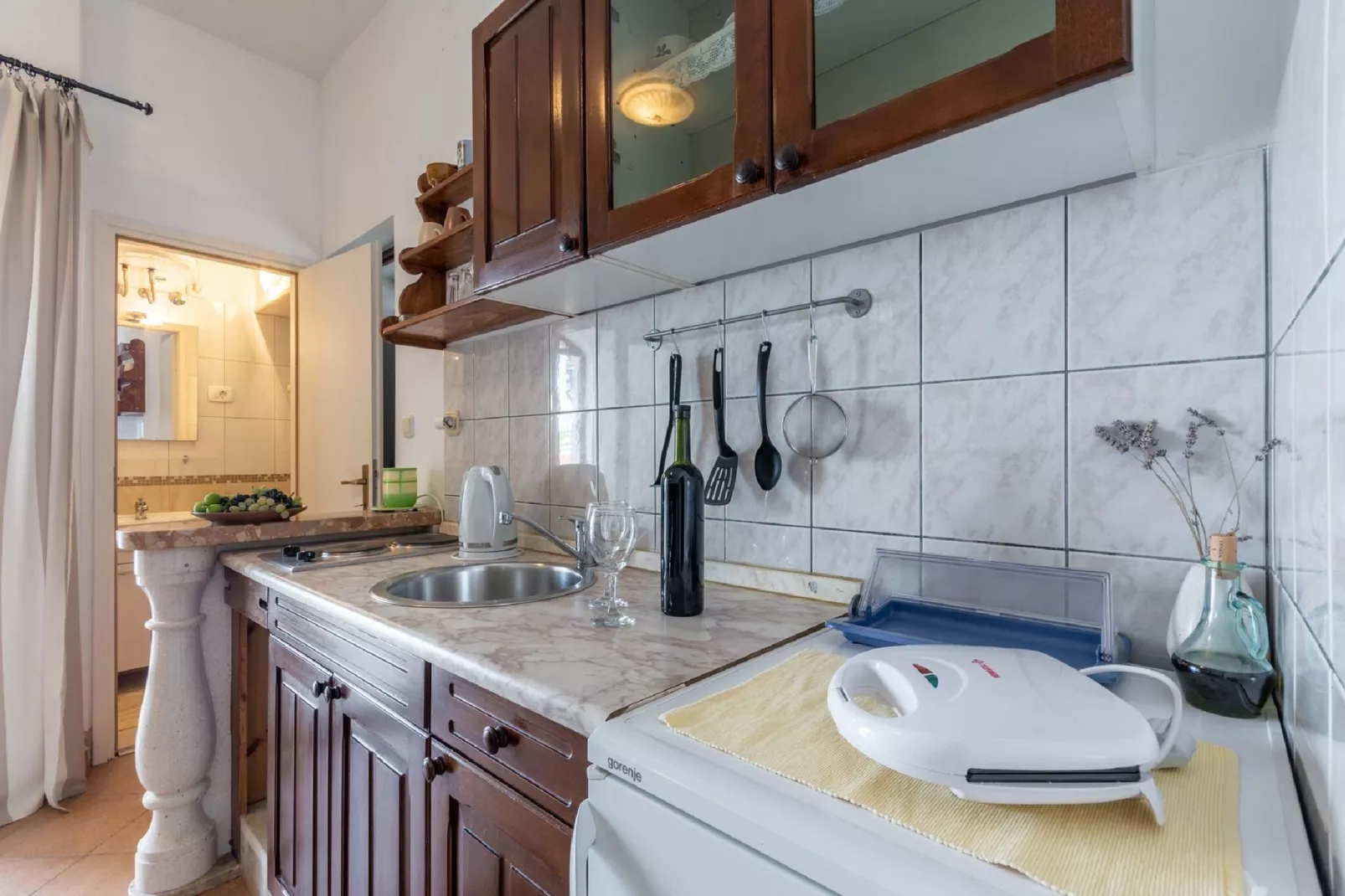 Apartments Darija - Studio Apartment with Sea View (ST)-Kitchen