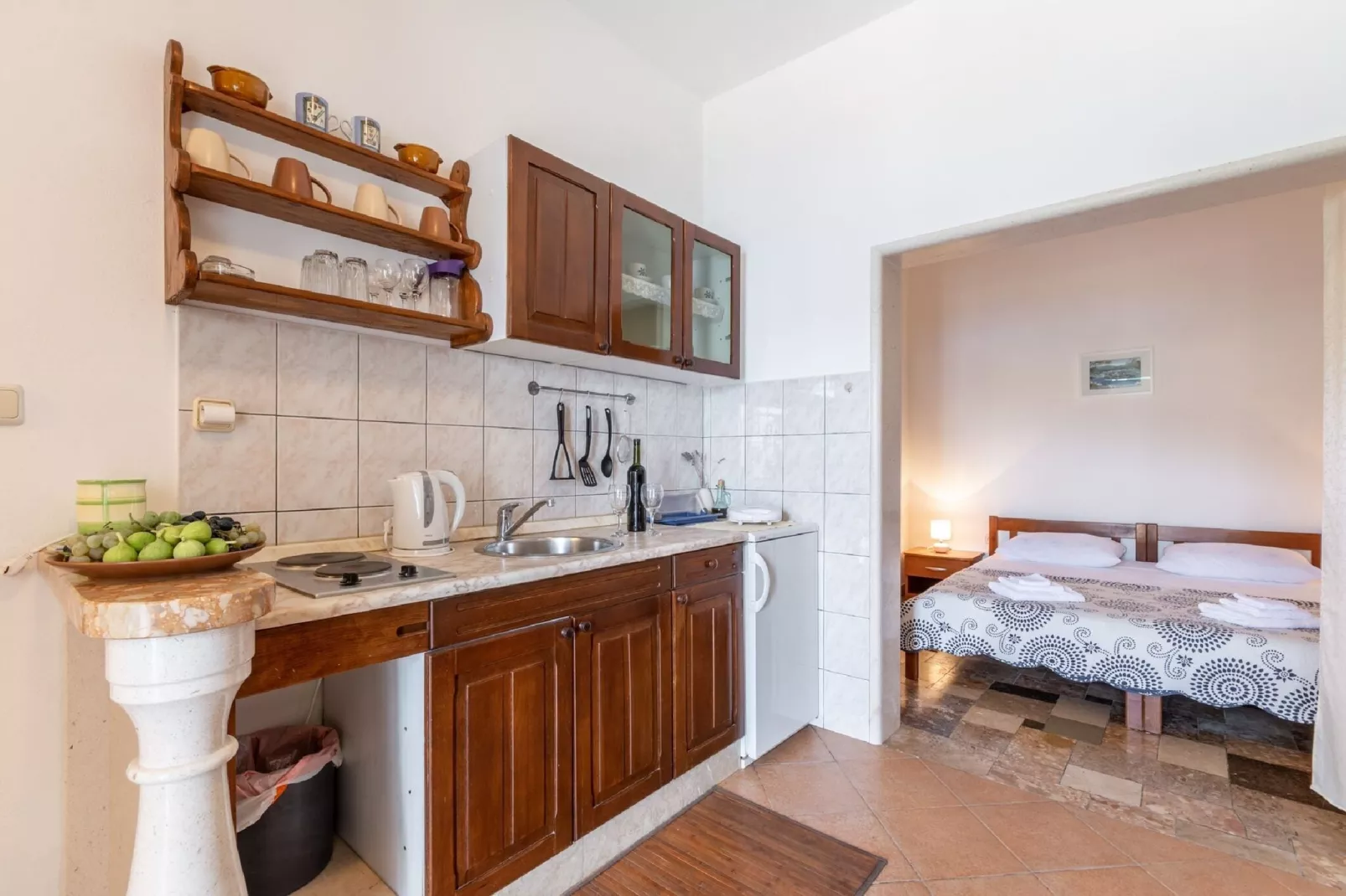 Apartments Darija - Studio Apartment with Sea View (ST)-Kitchen