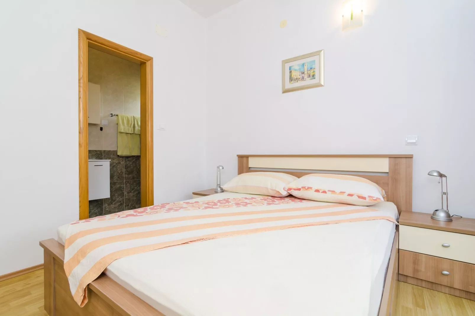 Apartments & Rooms Barišić - Studio Apartment with Balcony and City View (First Floor)-APT 10-Intérieur