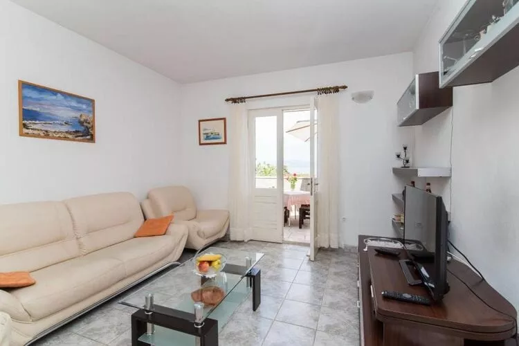 Apartment Alana - Two Bedroom Apartment with Terrace and Sea View - (ST)-Living room