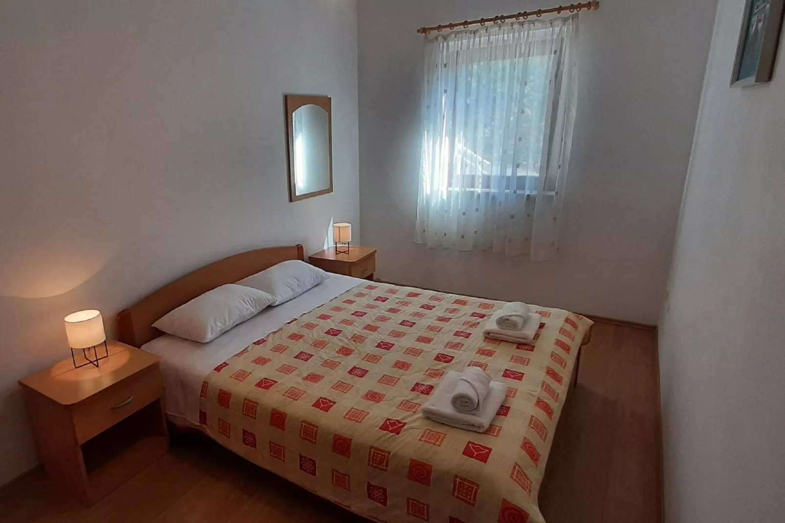 Apartment Classic Korčula - Two Bedroom Apartment with Terrace and Sea View-Bedroom