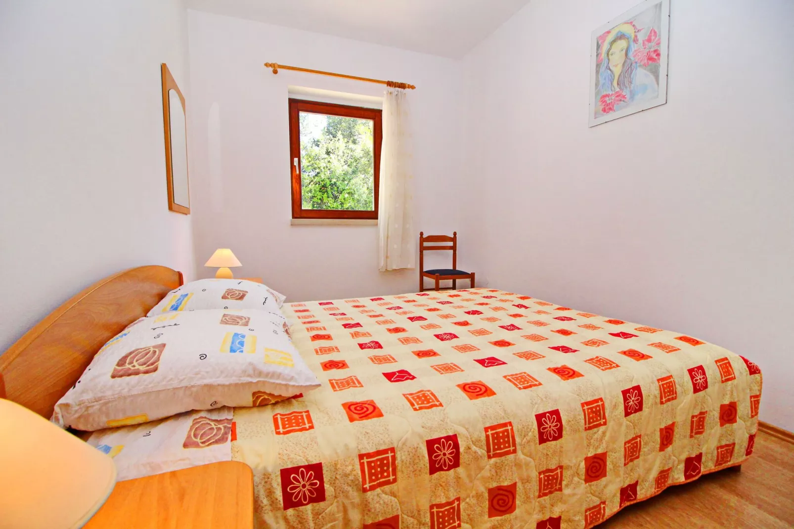 Apartment Classic Korčula - Two Bedroom Apartment with Terrace and Sea View-Bedroom