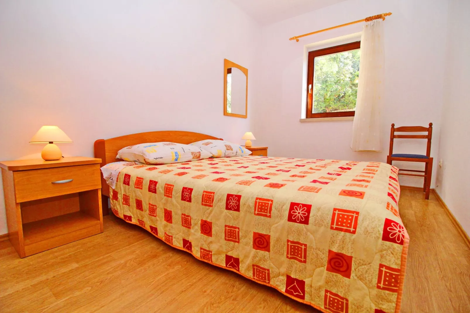 Apartment Classic Korčula - Two Bedroom Apartment with Terrace and Sea View-Bedroom