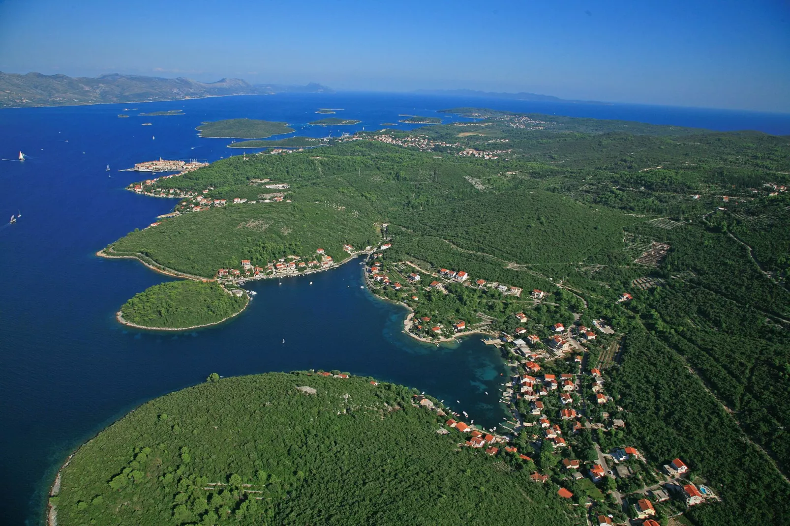 Apartment Classic Korčula - Two Bedroom Apartment with Terrace and Sea View-View