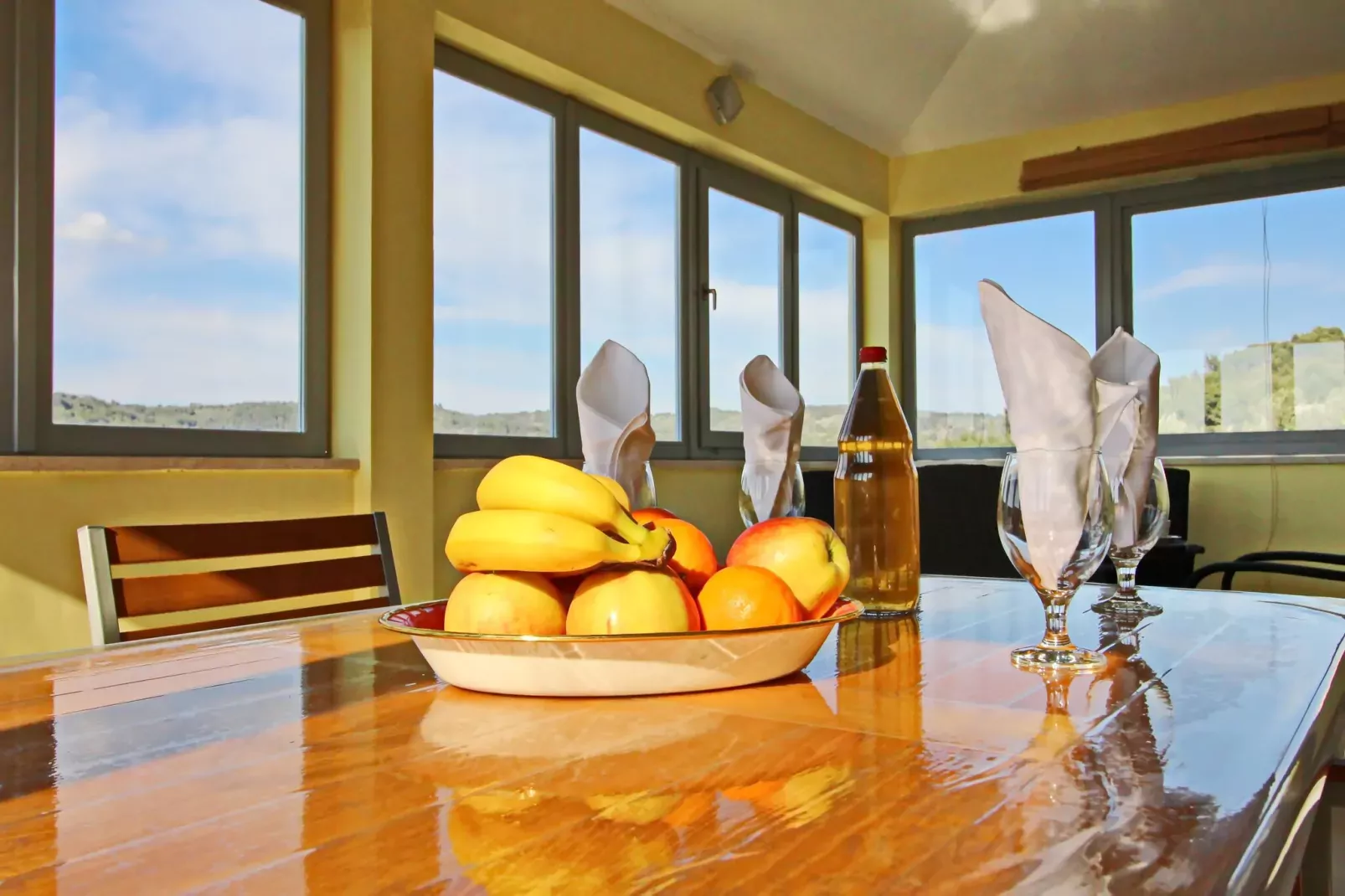 Holiday Home Katica - One Bedroom Holiday Home with Terrace and Sea View-Esszimmer