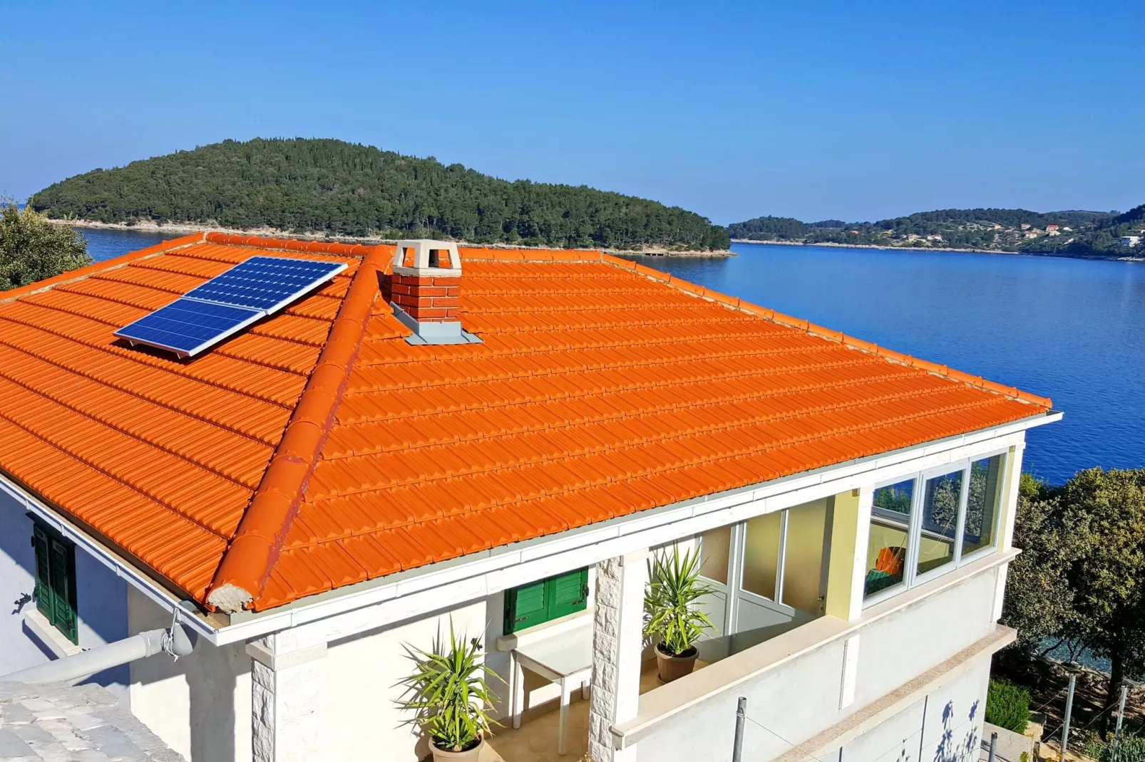Holiday Home Katica - One Bedroom Holiday Home with Terrace and Sea View-Außenbereich