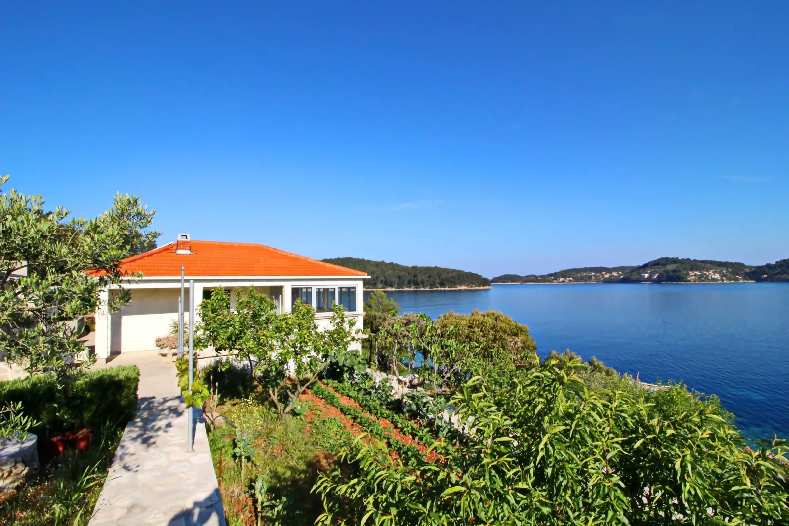Holiday Home Katica - One Bedroom Holiday Home with Terrace and Sea View-Außenbereich
