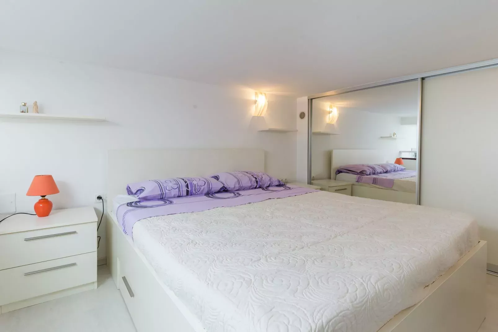 Studio Adriatic View - Studio Apartment with Sea View-Bedroom