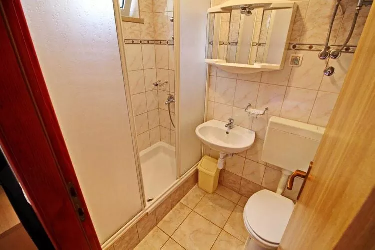 Apartments Radojković Lumbarda -One Bedroom Apartment with Terrace and Partial Sea View(A1)-Bathroom