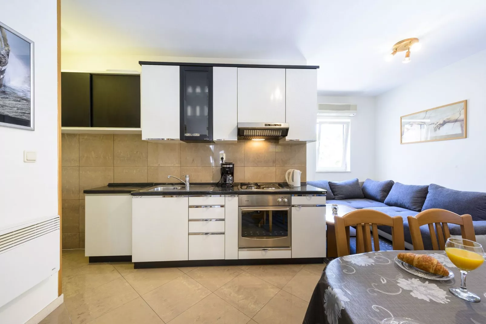 Apartment Tija - Two Bedroom Apartment with Balcony and Partial Sea View(A4+2)-Kitchen