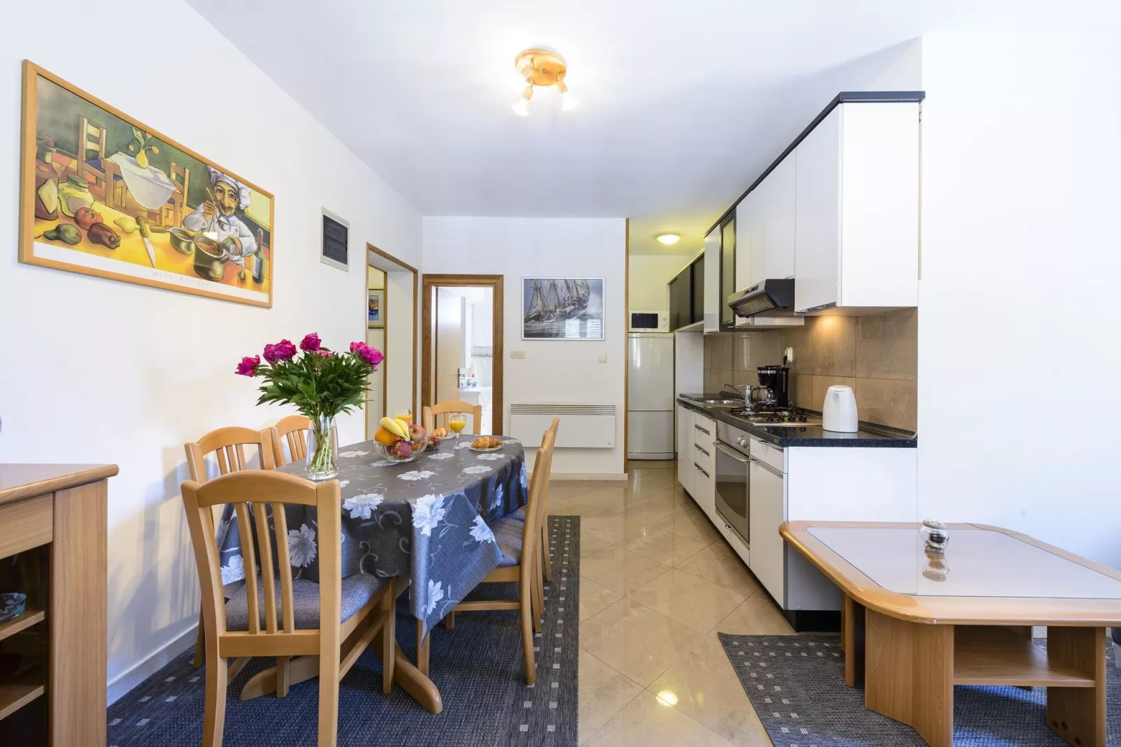 Apartment Tija - Two Bedroom Apartment with Balcony and Partial Sea View(A4+2)-Kitchen