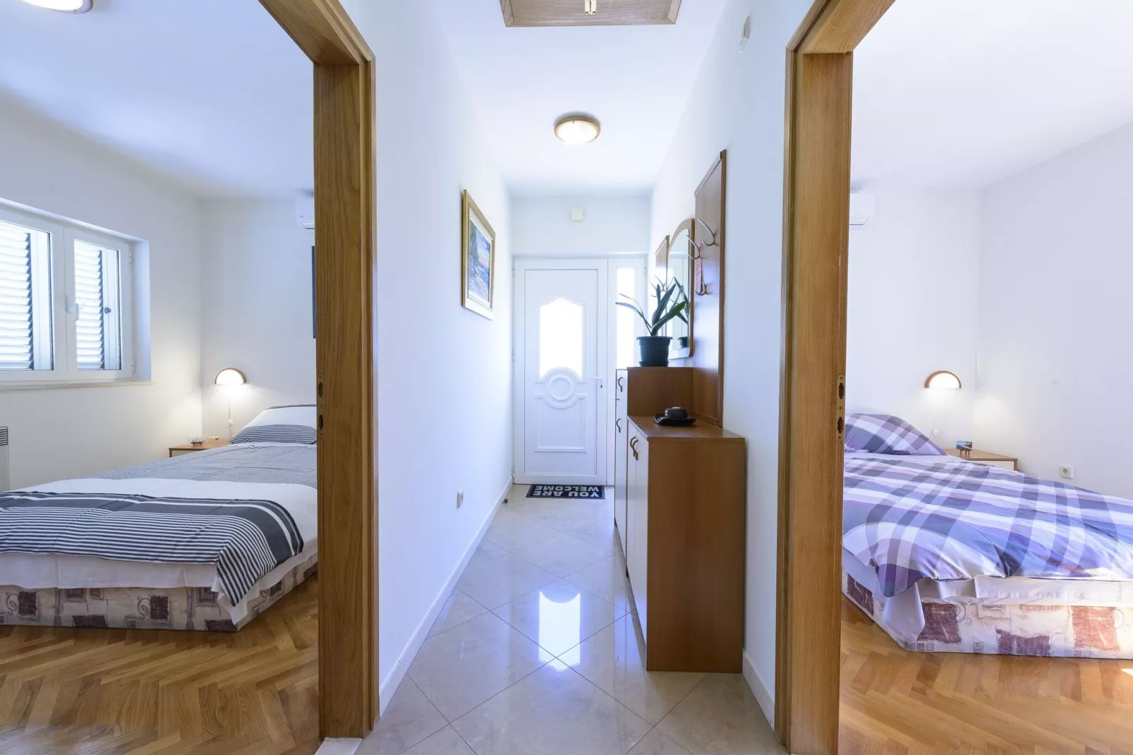 Apartment Tija - Two Bedroom Apartment with Balcony and Partial Sea View(A4+2)-Bedroom