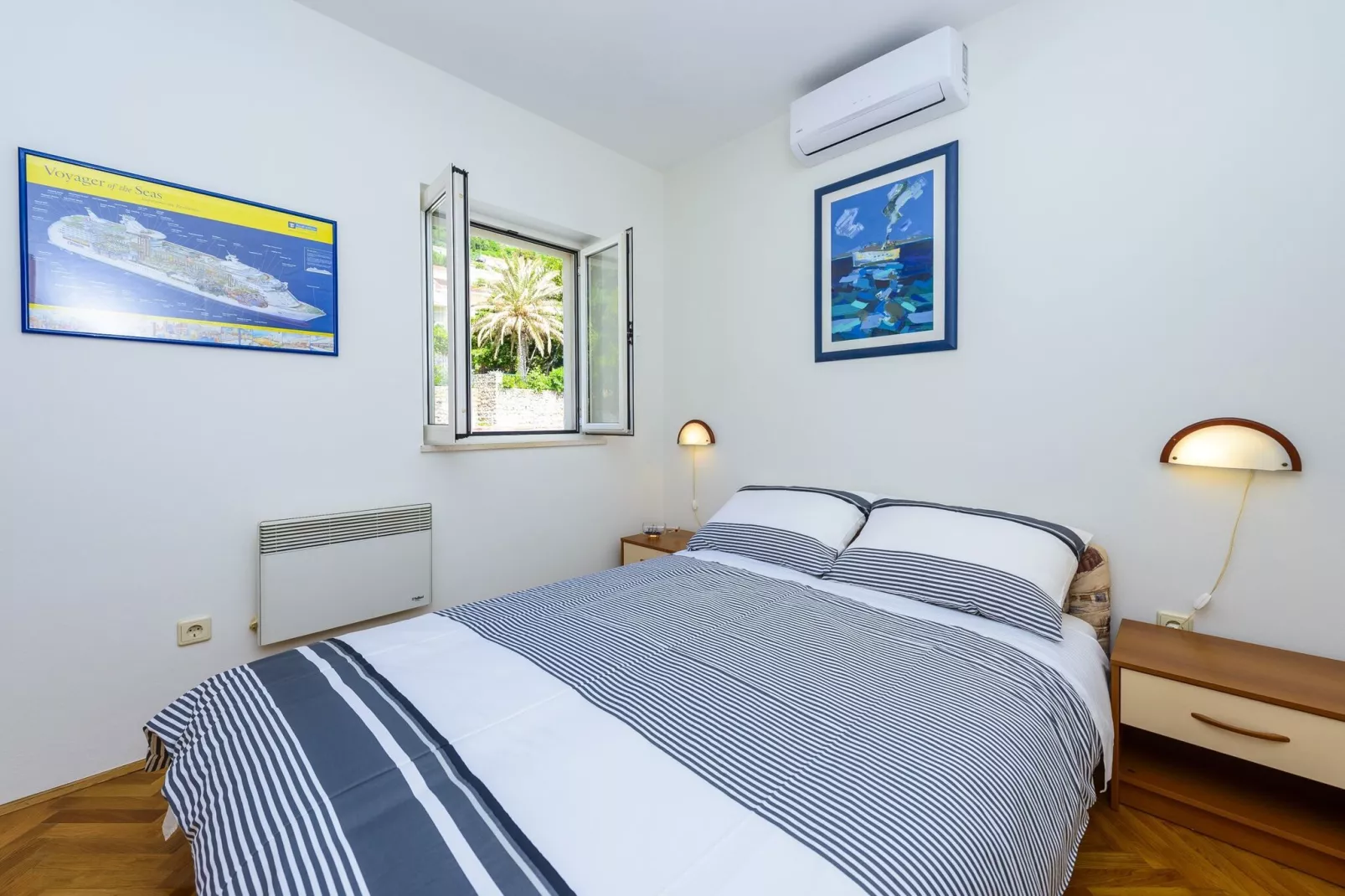 Apartment Tija - Two Bedroom Apartment with Balcony and Partial Sea View(A4+2)-Bedroom