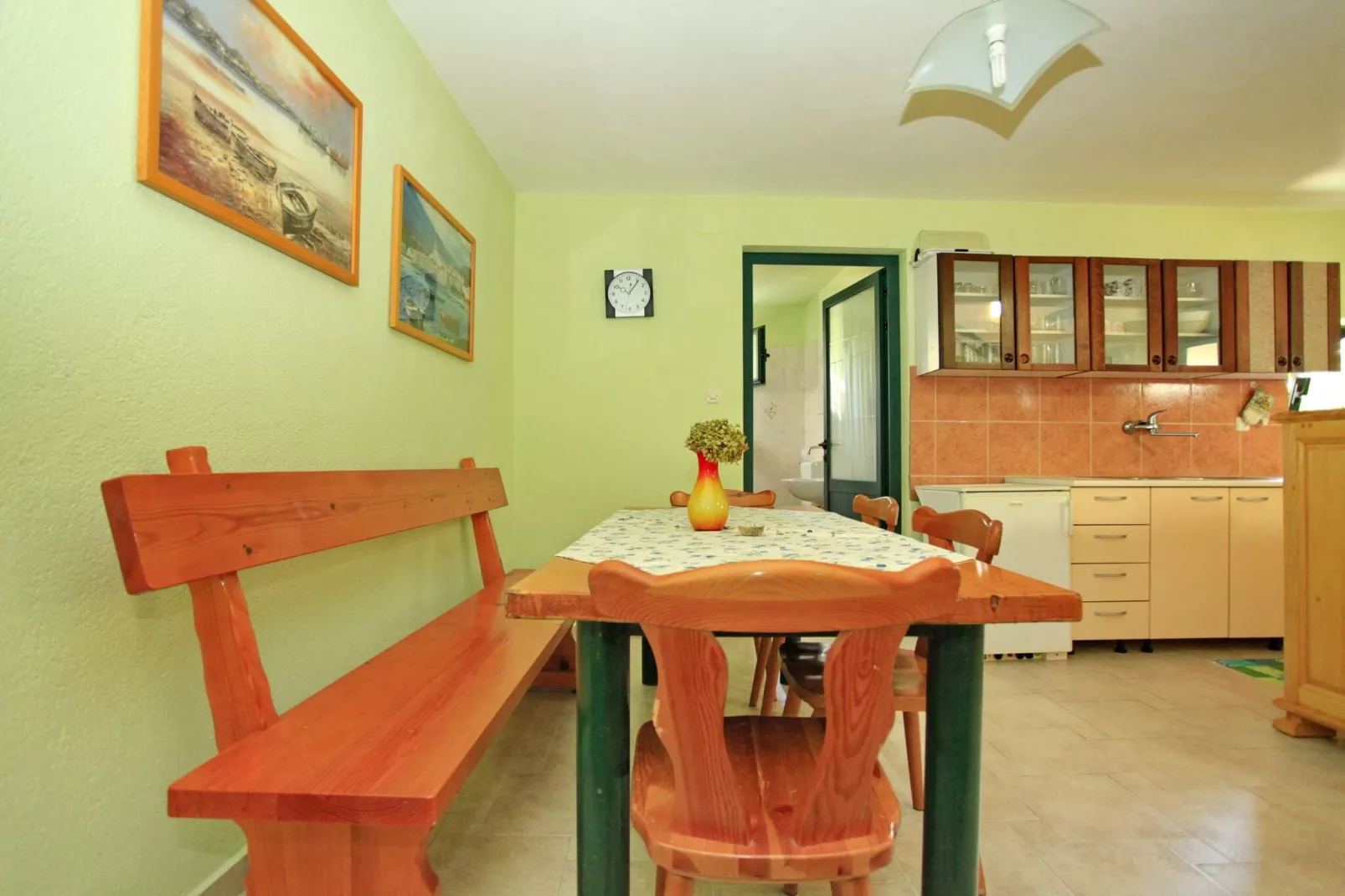 Stone House Oreb's Cottage - Two Bedroom Stone House with Terrace and Garden View-Salle à manger