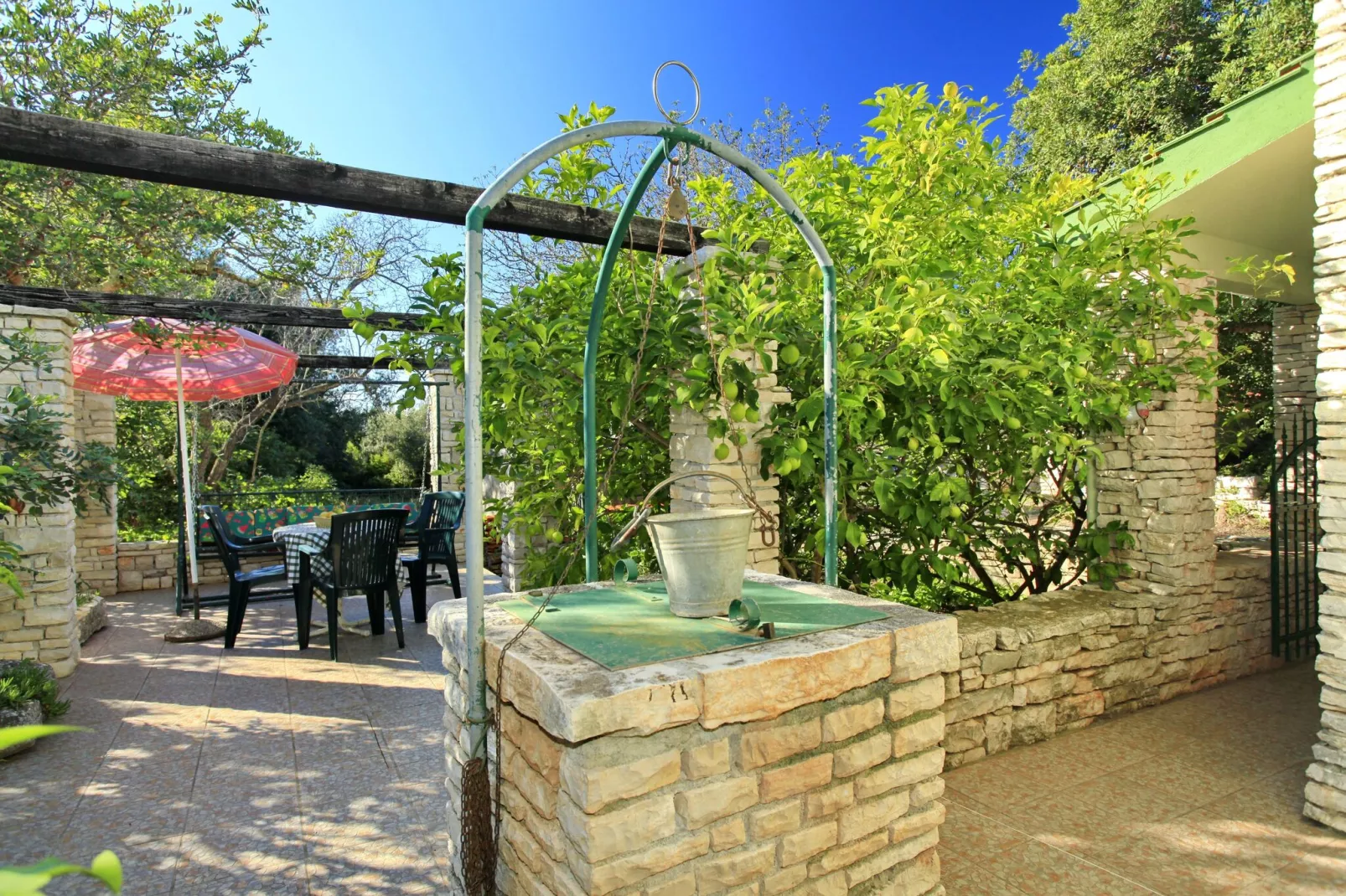Stone House Oreb's Cottage - Two Bedroom Stone House with Terrace and Garden View-Terrasse