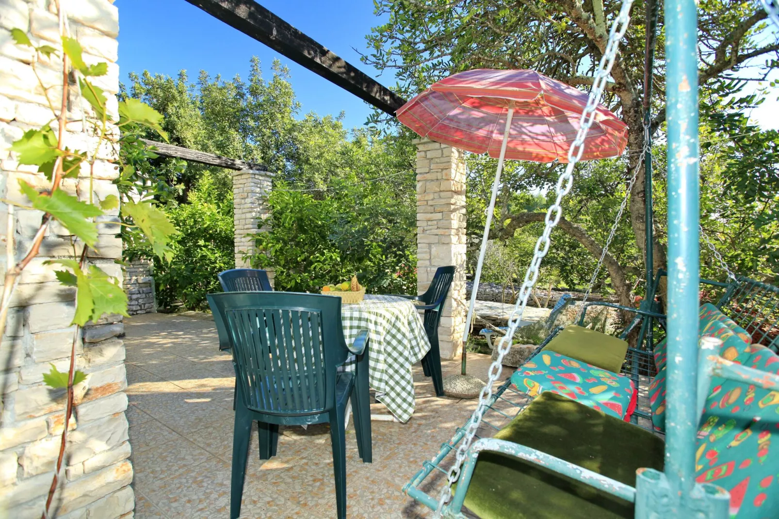 Stone House Oreb's Cottage - Two Bedroom Stone House with Terrace and Garden View-Terrasse