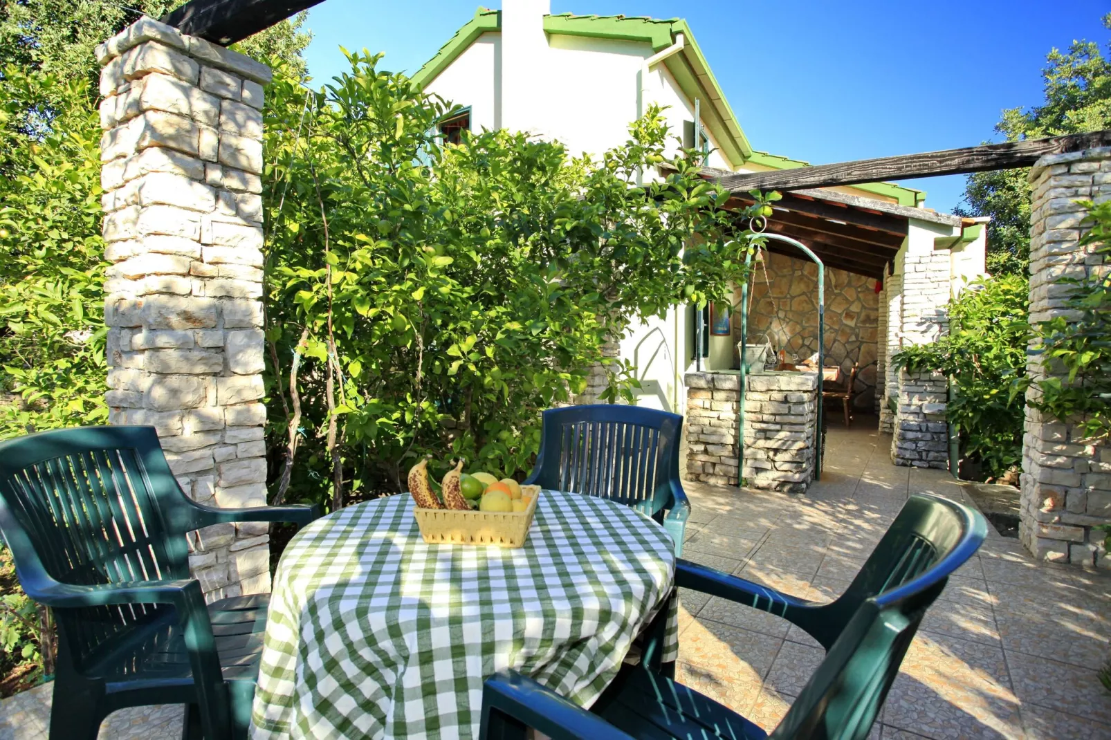 Stone House Oreb's Cottage - Two Bedroom Stone House with Terrace and Garden View-Terrasse
