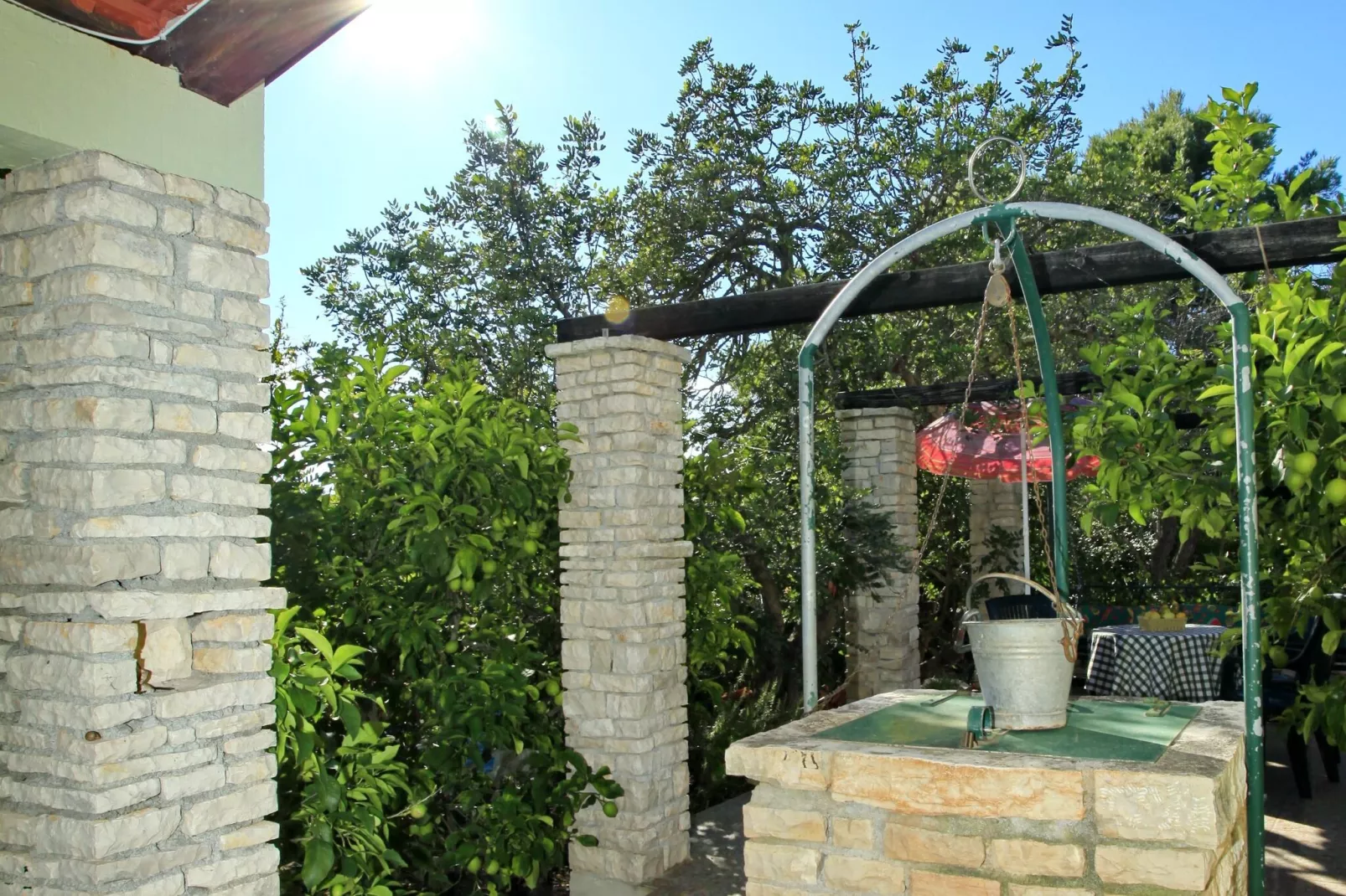 Stone House Oreb's Cottage - Two Bedroom Stone House with Terrace and Garden View-Terrasse