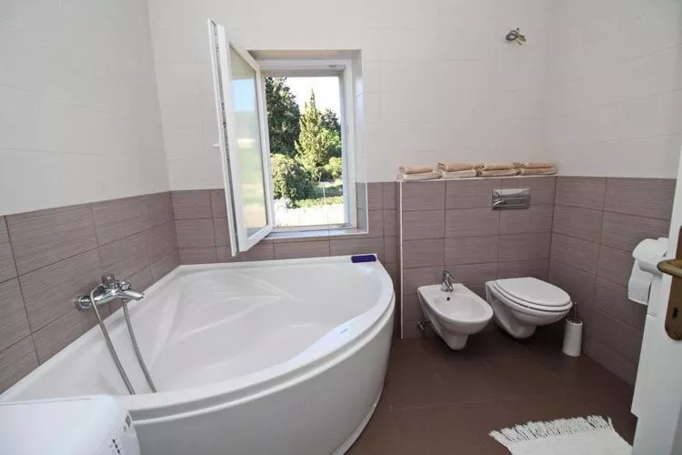 Apartment Lucija Vela Luka - Two Bedroom Apartment with Terrace and Garden View-Badezimmer