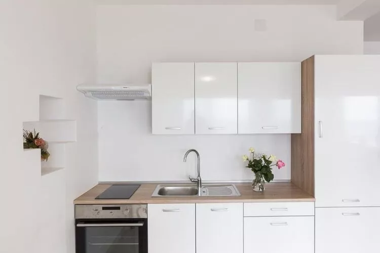 Apartment Manuela - One-Bedroom Apartment with Balcony and Sea View-Kitchen
