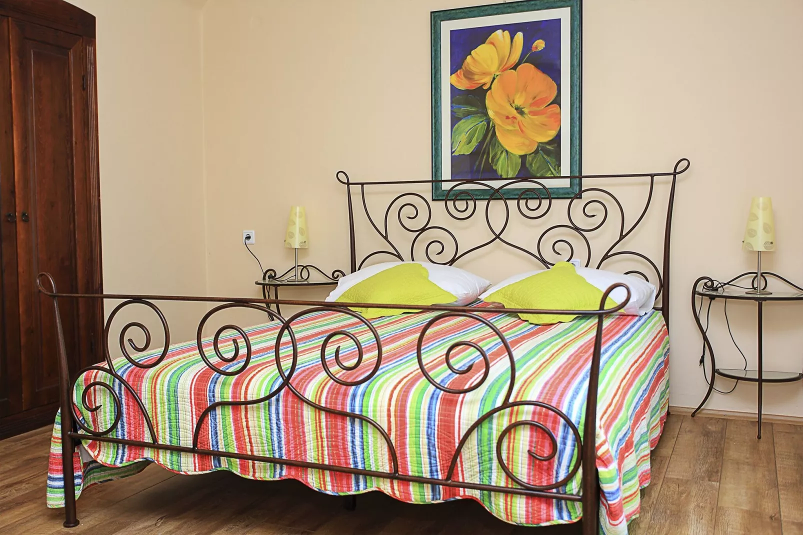 Apartment&Rooms Savonari - Two Bedroom  Studio Apartment with Terrace-Bedroom