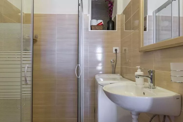 Apartment Purple Rain - Studio Apartment with Terrace and Sea View-Bathroom