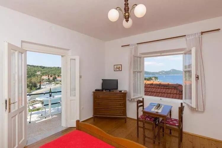 Apartments Miskovic - Duplex One Bedroom Apartment with Balcony and Sea View (West)-Bedroom