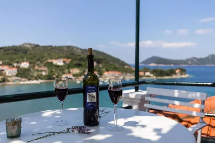 Apartments Miskovic - Duplex One Bedroom Apartment with Balcony and Sea View (West)-View