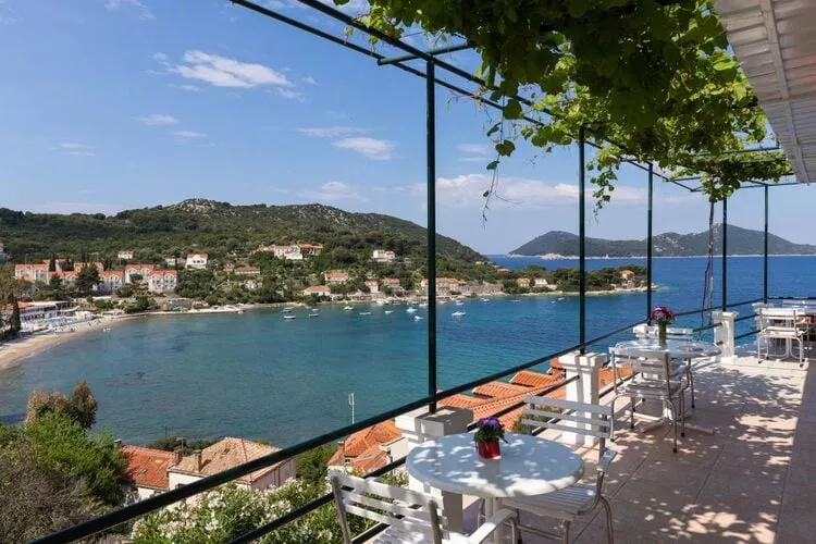 Apartments Miskovic - Duplex One Bedroom Apartment with Balcony and Sea View (West)-Terrace