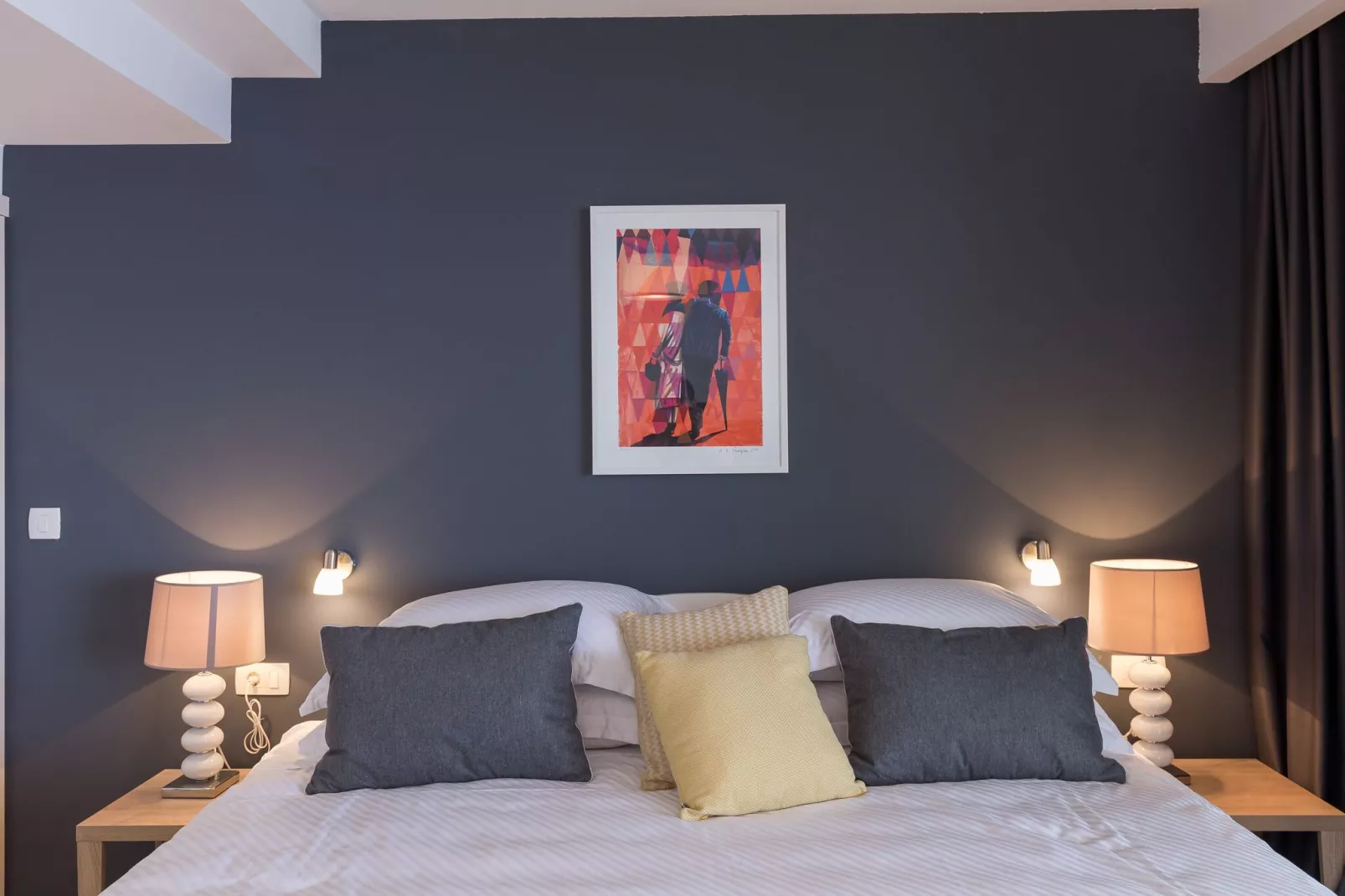 Amorino of Dubrovnik Apartments - Studio Apartment with Balcony and Sea View (Apartment Lovor)-Bedroom