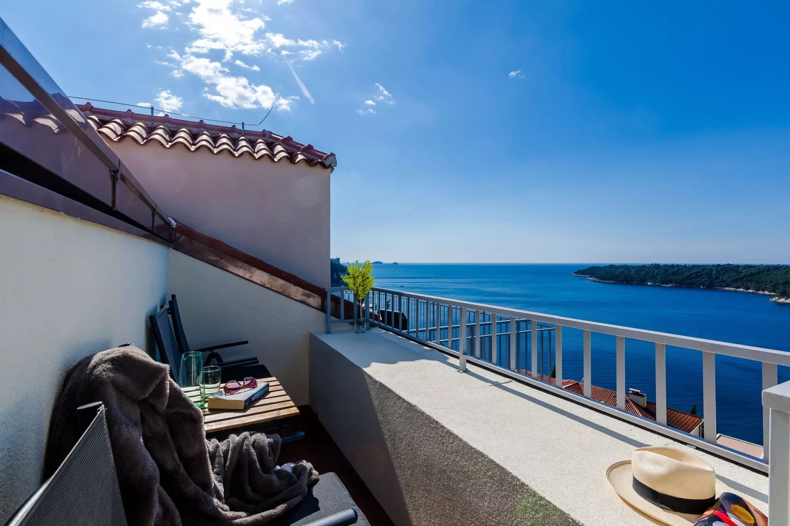 Amorino of Dubrovnik Apartments - One Bedroom Apartment with Balcony and Sea View (Apartment Maslina)-Aussicht