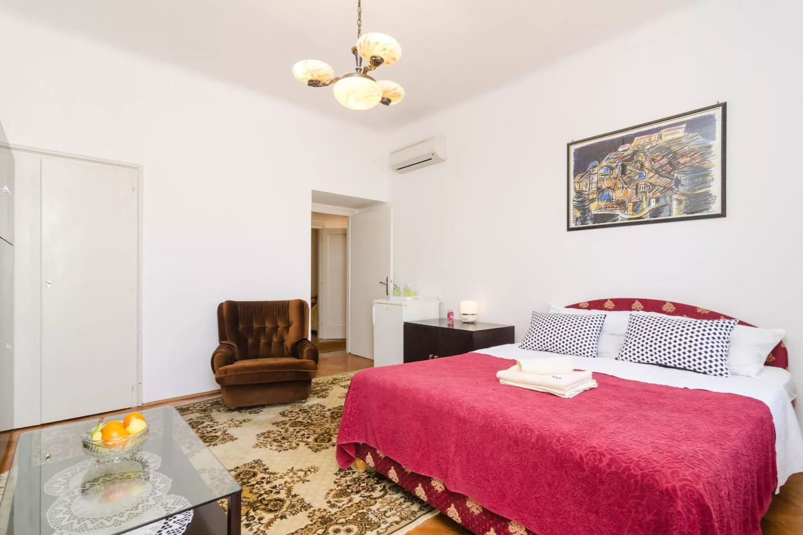 Apartments Davor - Two Bedroom Apartment with Sea View and Terrace-Bedroom