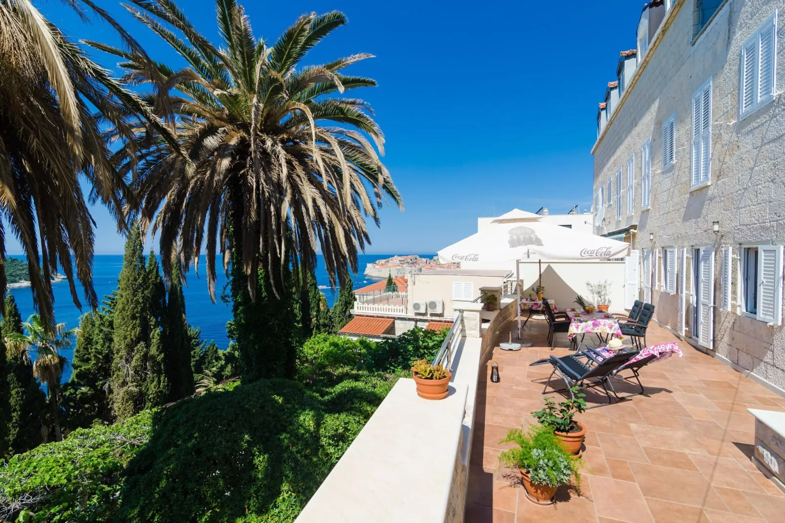 Apartments Davor - Two Bedroom Apartment with Sea View and Terrace-Terrace