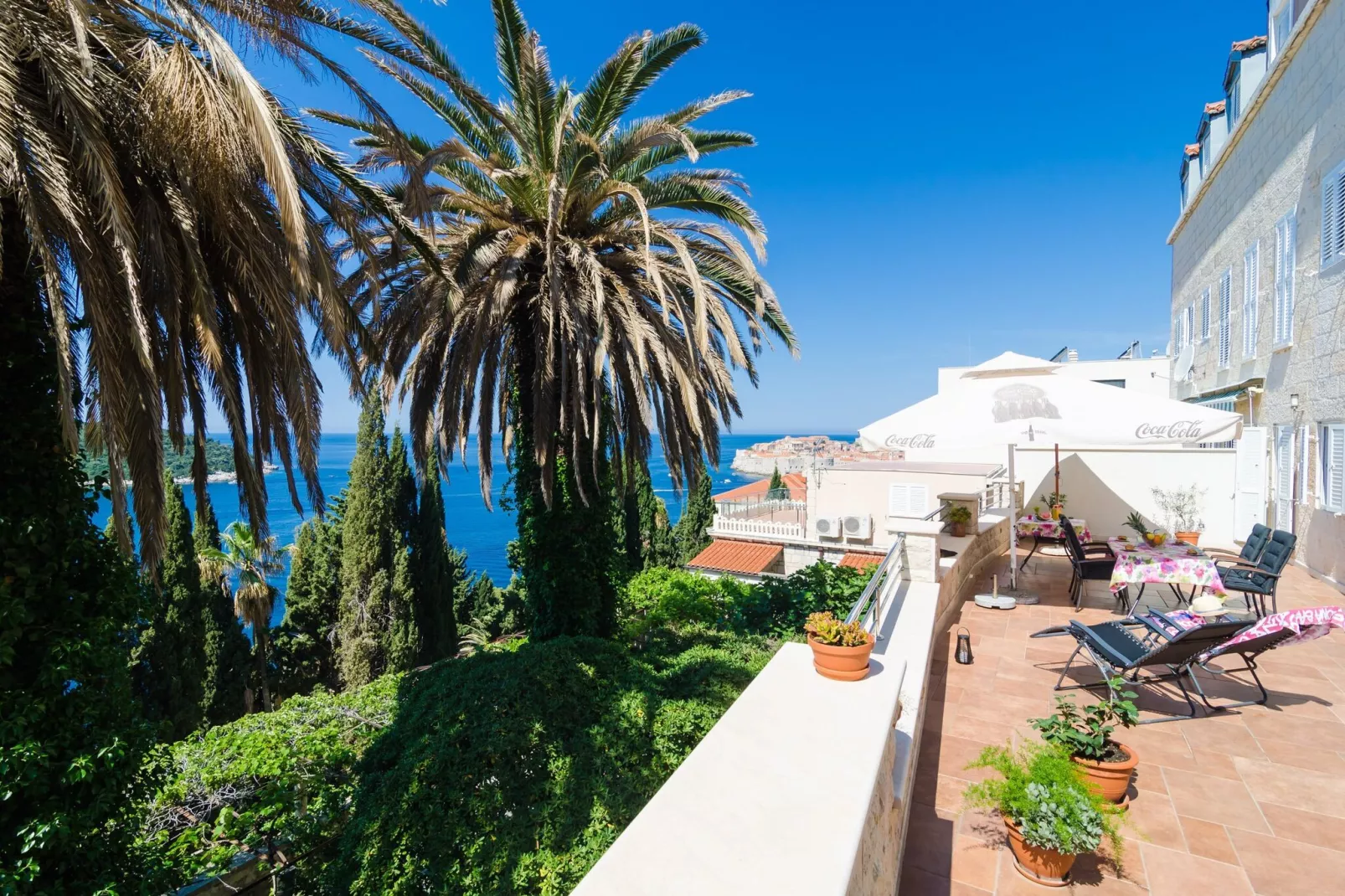 Apartments Davor - Two Bedroom Apartment with Sea View and Terrace-Terrace