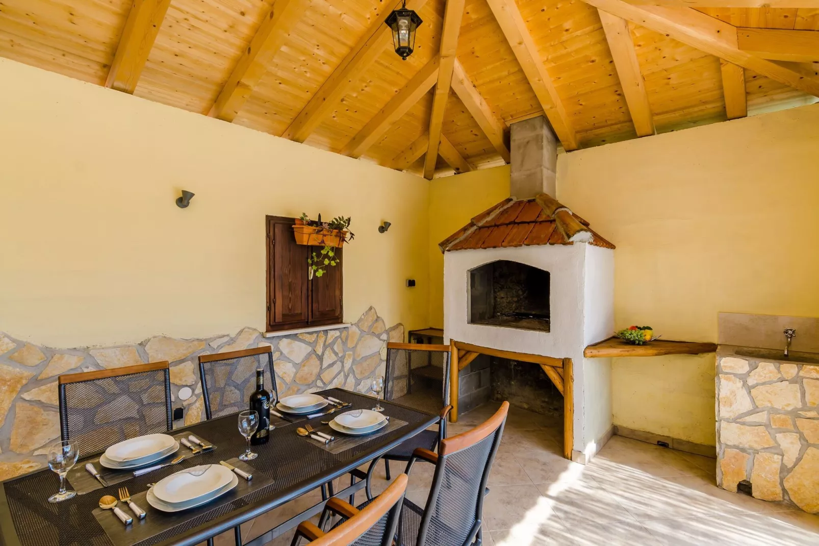 Villa Dalmatian Gem - Two-Bedroom Villa with Terrace and Swimming Pool-Outdoor