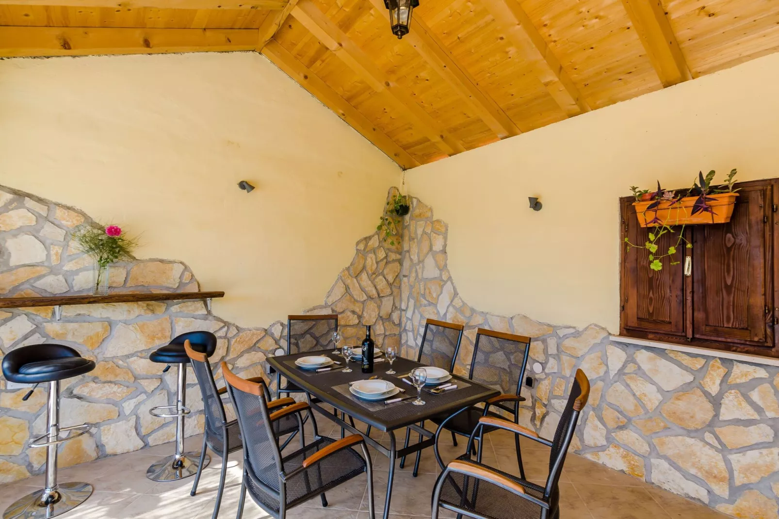 Villa Dalmatian Gem - Two-Bedroom Villa with Terrace and Swimming Pool-Outdoor