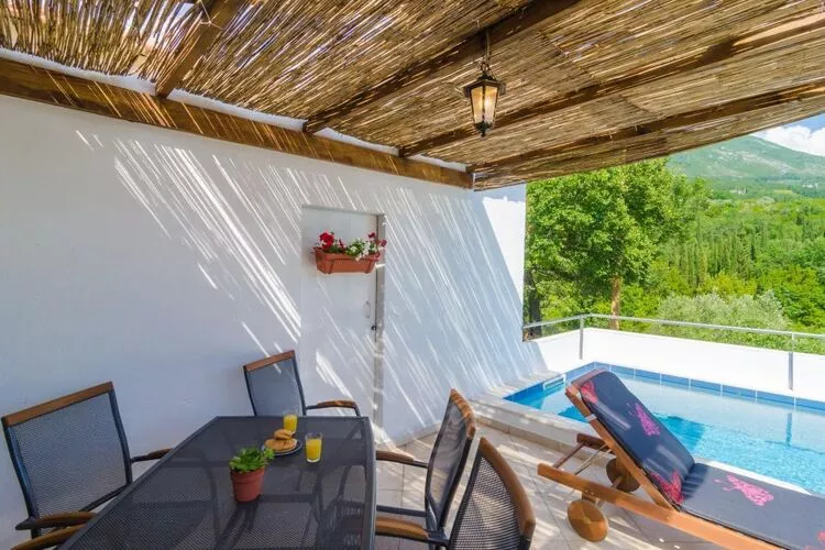 Villa Dalmatian Gem - Two-Bedroom Villa with Terrace and Swimming Pool-Outdoor