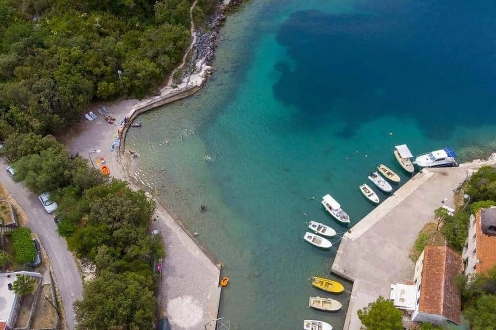 Apartments Vesela - Comfort One Bedroom Apartment with Balcony and Sea View-View