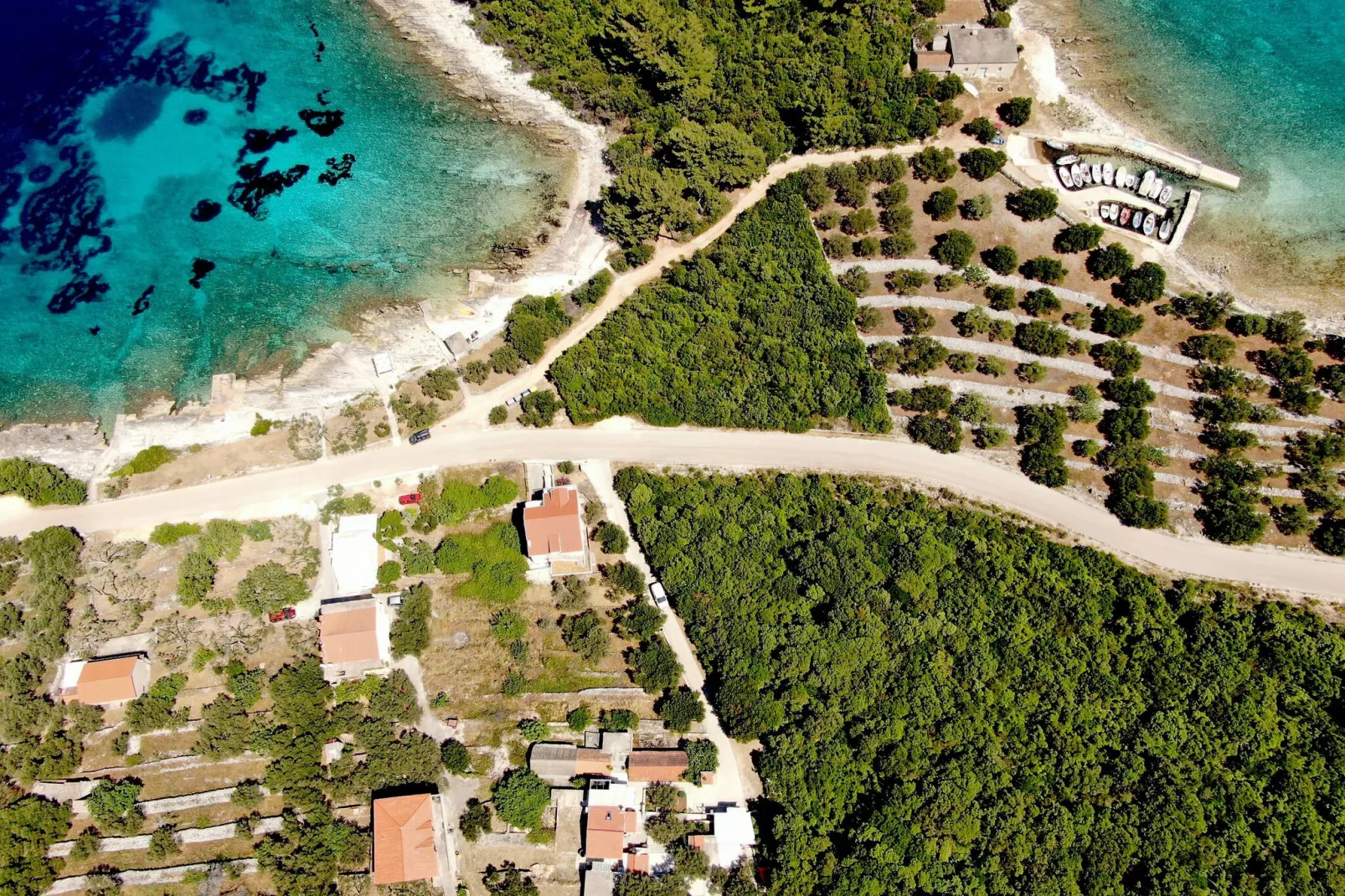 Stone House Blaca - Two Bedroom Stone House with Terrace and Sea View-View